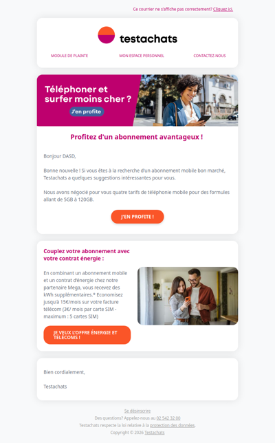 Envie de changer de forfait téléphonique ?