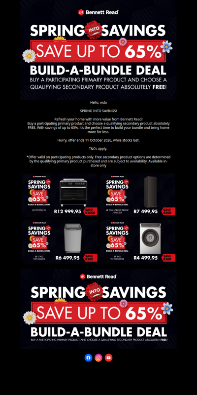 Up To 65% off with Bennett Read!