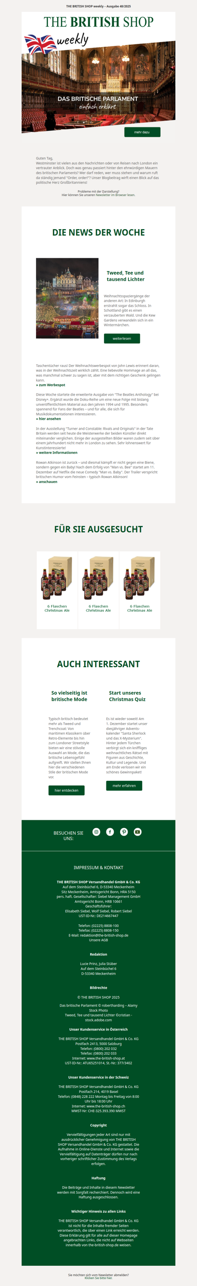 Das britische Parlament einfach erklärt