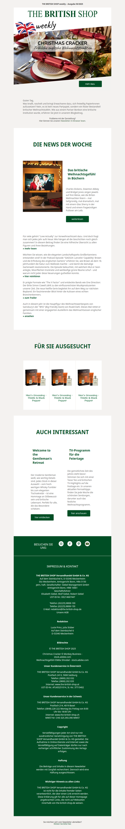 Christmas Cracker: Fröhliche englische Weihnachtstradition