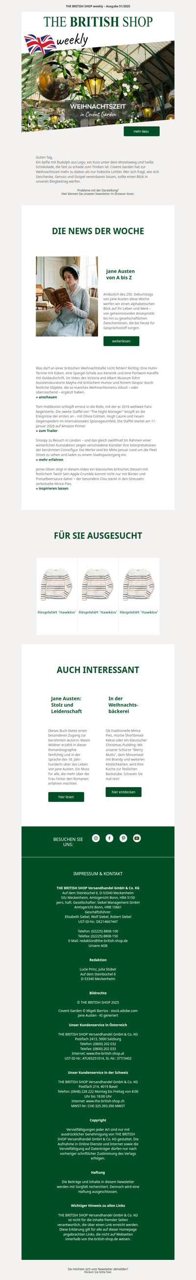 Weihnachtszeit in Covent Garden