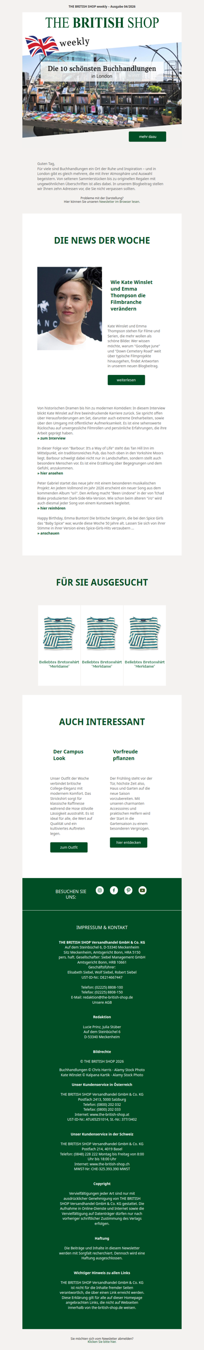 Die 10 schönsten Buchhandlungen Londons