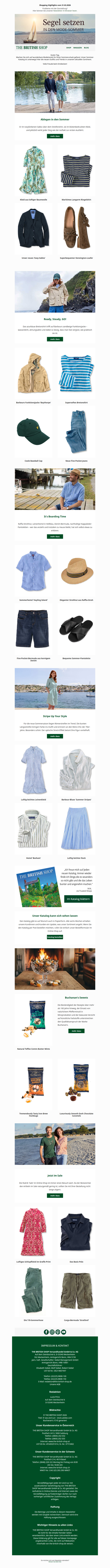 ⛵ Segel setzen in den Modesommer ☀