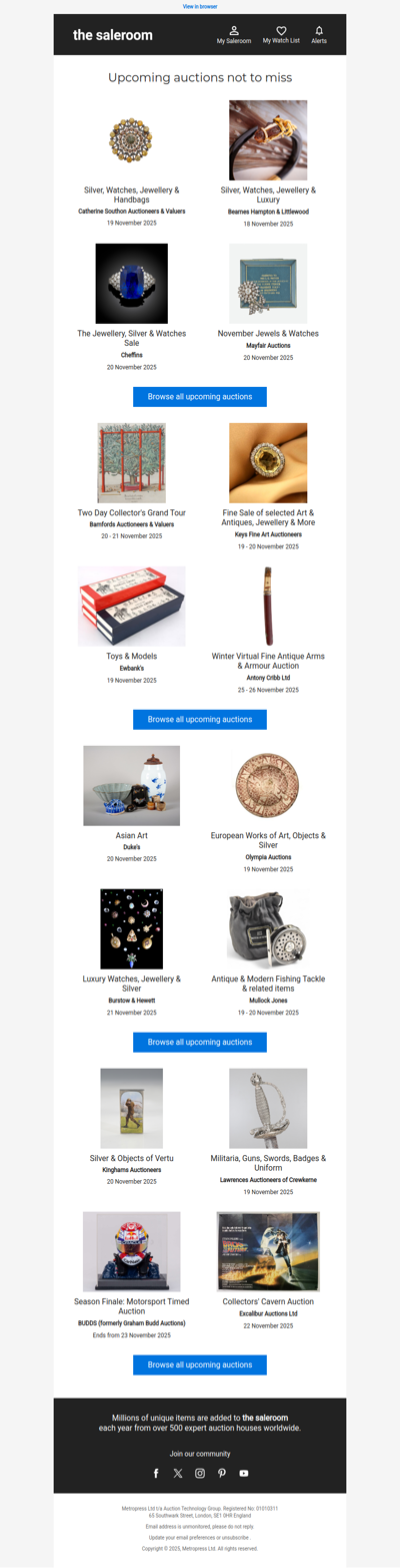 Plan your bids ahead of Sunday’s upcoming auctions