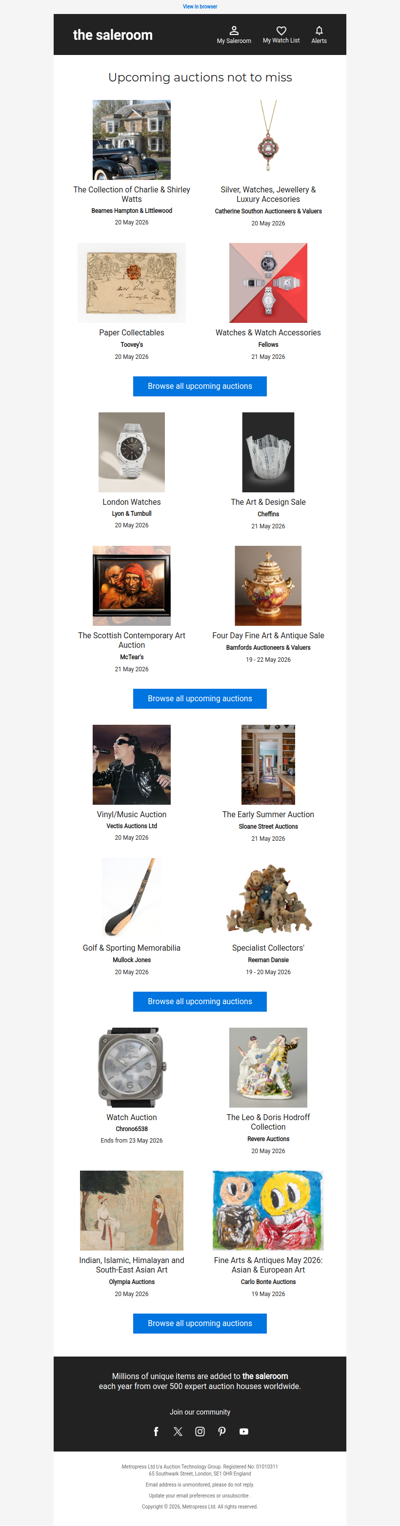 Upcoming auctions: a piece of history could be yours