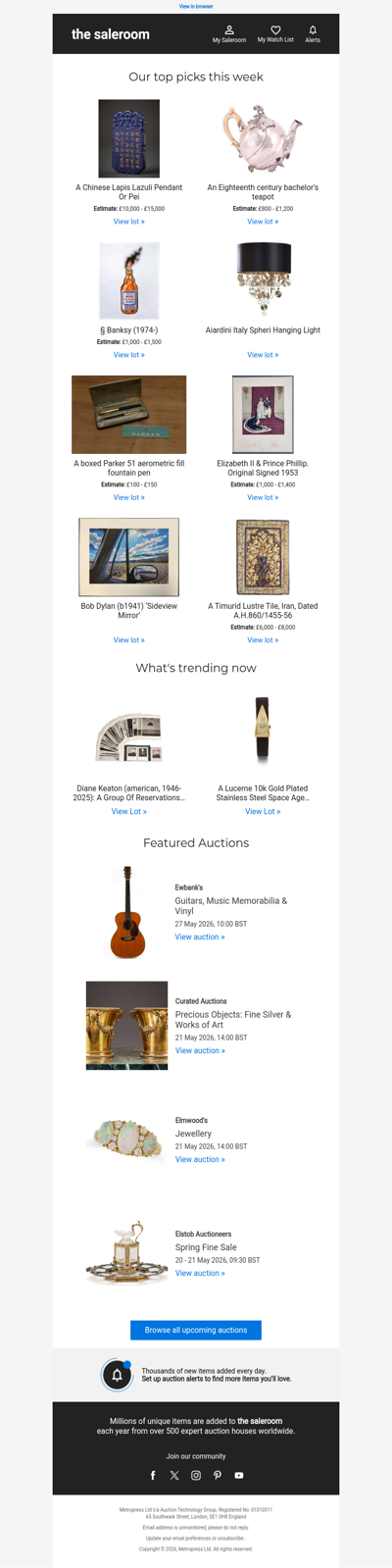 Featured lots: expertise behind every single item