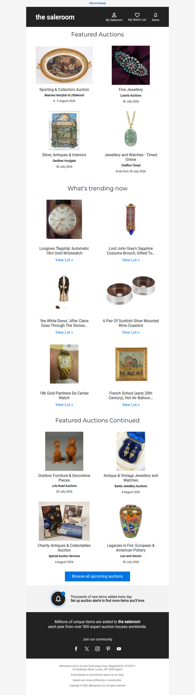 Featured auctions to catch your eye
