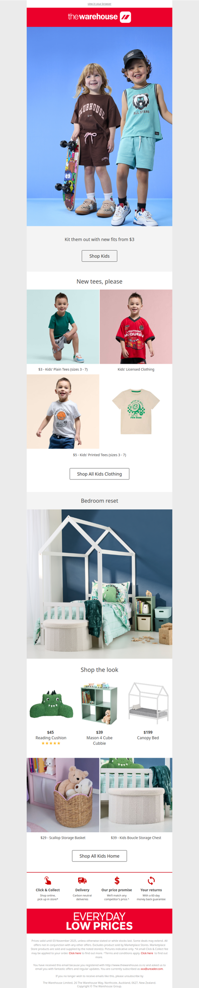 Kids' New Season from $3 ❤️