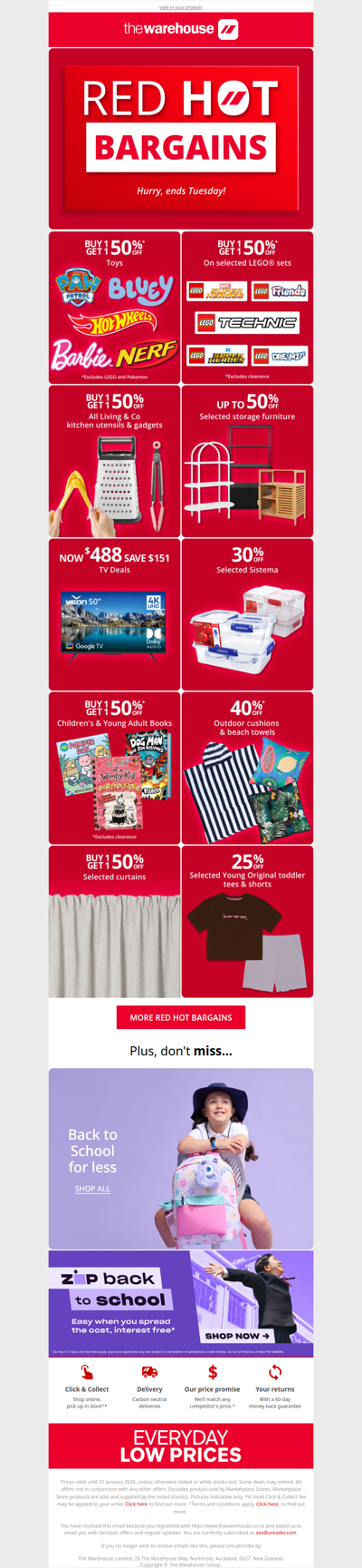 RED 🔥 HOT 🔥 BARGAINS 🔥