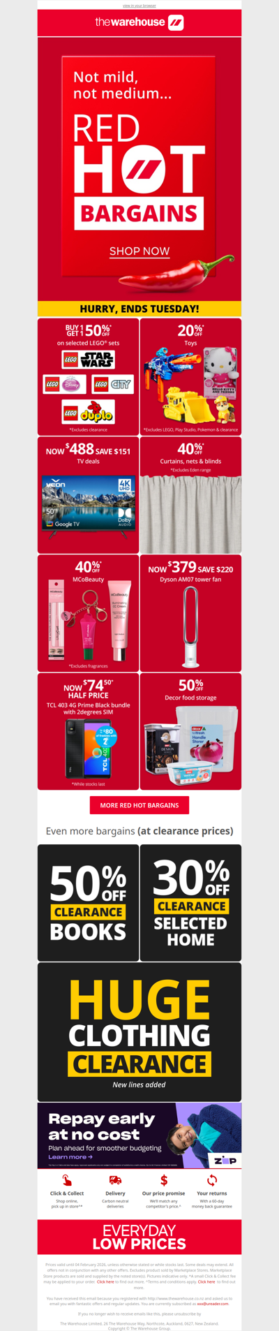 Go On 😏 Shop Our Red Hot Bargains 👉