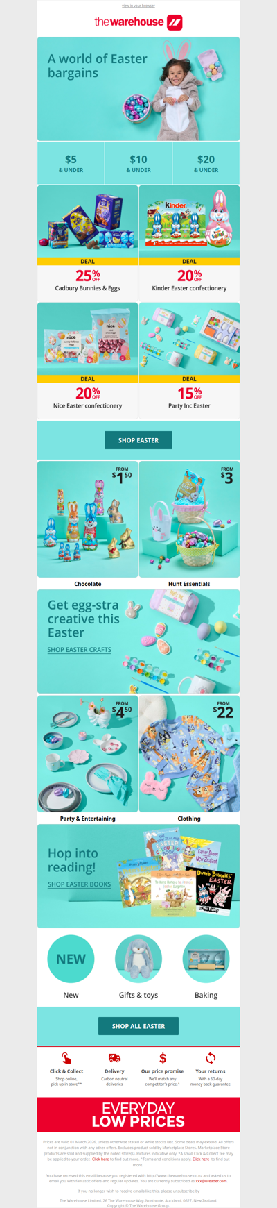 Hop This Way for Easter Bargains🐰🍫