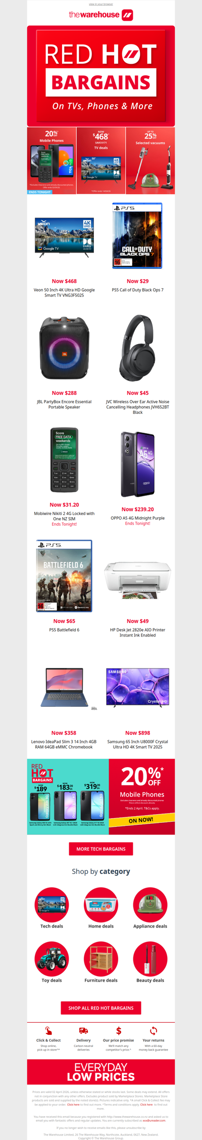 Grab a Tech Bargain📱📺🎧