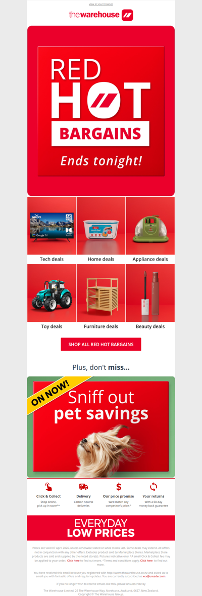 🚨Final Hours - Red Hot Bargains 🚨