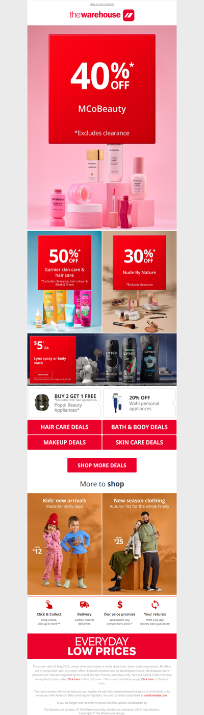 40% Off MCoBeauty ❤️