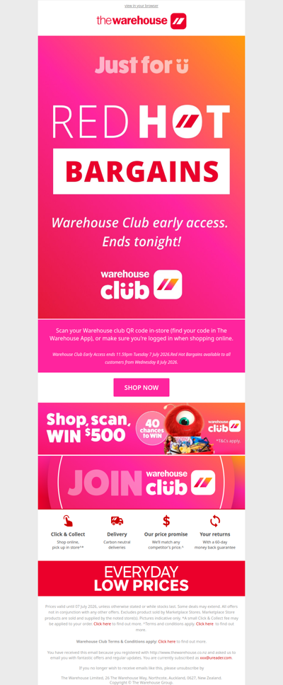 Red Hot Bargains | Early Access starts NOW ✨