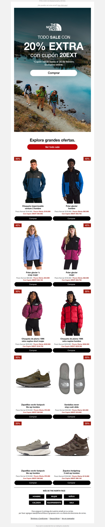 Explora más con 20% extra.