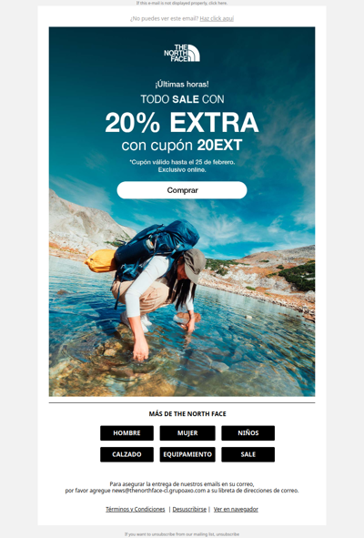 Últimas horas: 20% extra con 20EXT