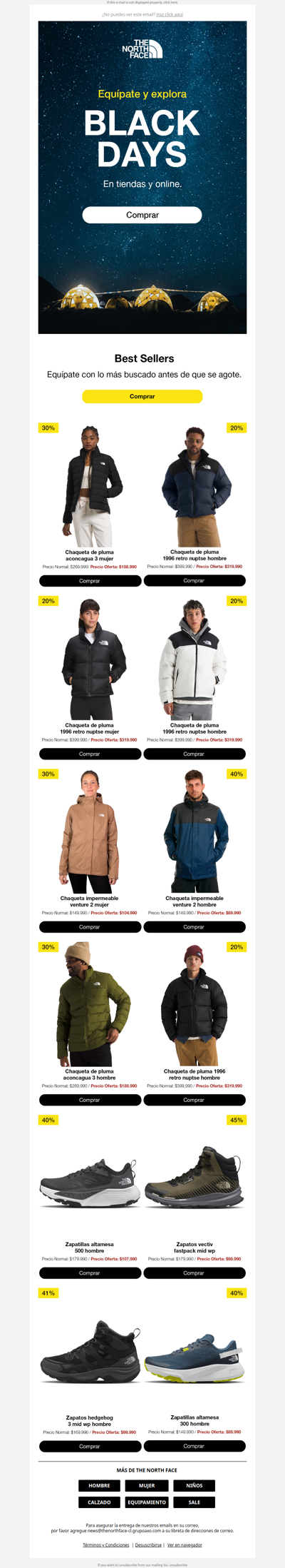 Best Sellers: últimas oportunidades.