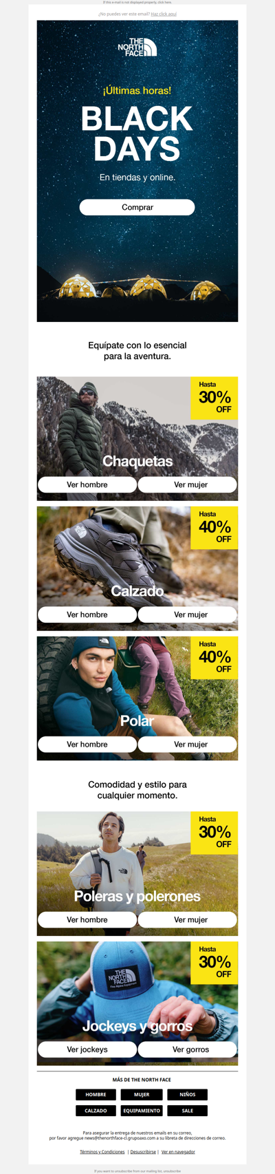 Últimas Horas. Se acaban los Black Days.