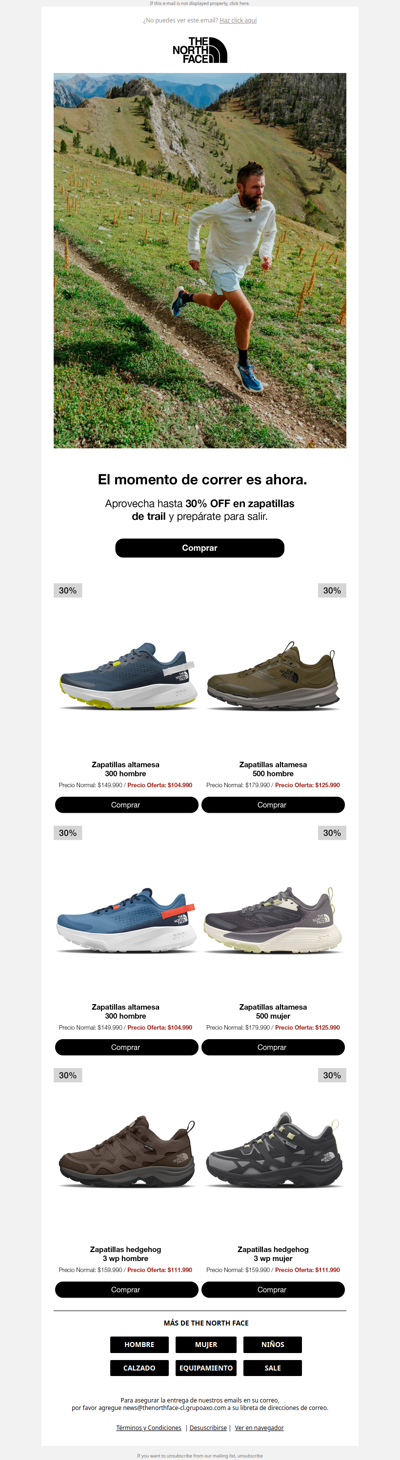 El momento de correr es ahora.