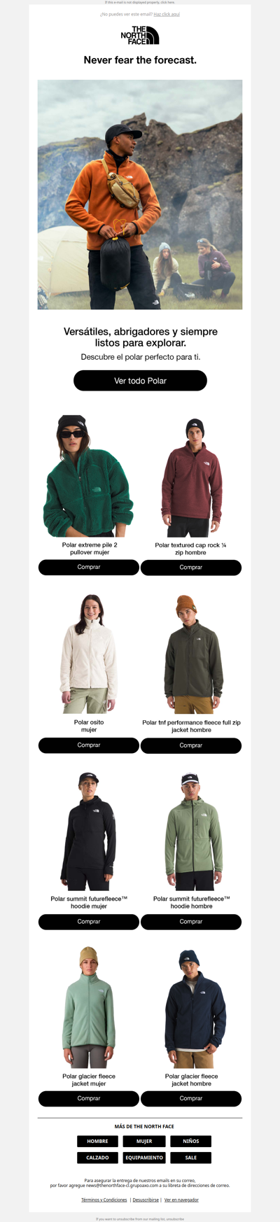 Versátiles, abrigadores y listos para explorar.