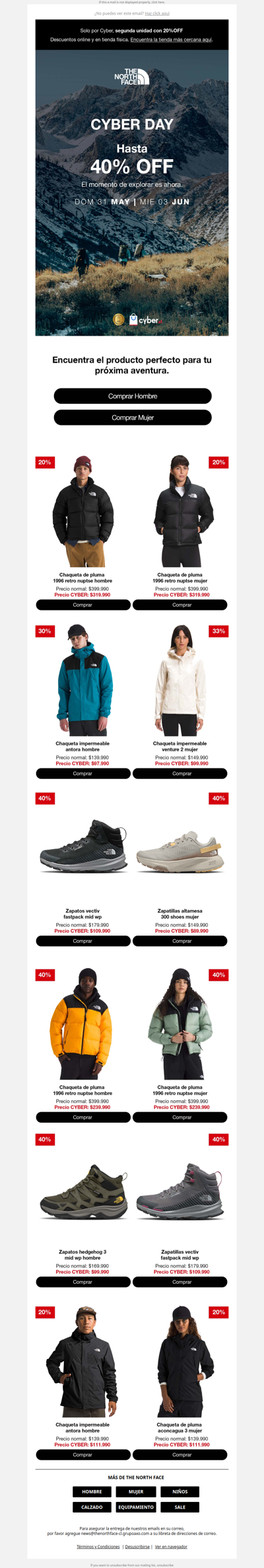 Descuentos hasta 40% OFF