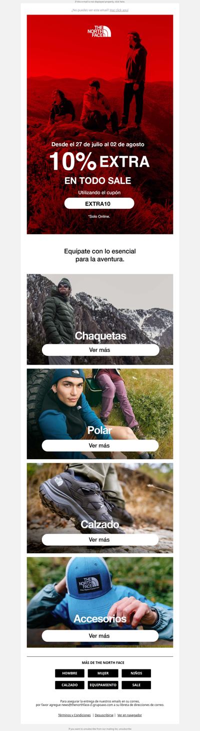 Obtén un 10% OFF EXTRA en tus categorías favoritas