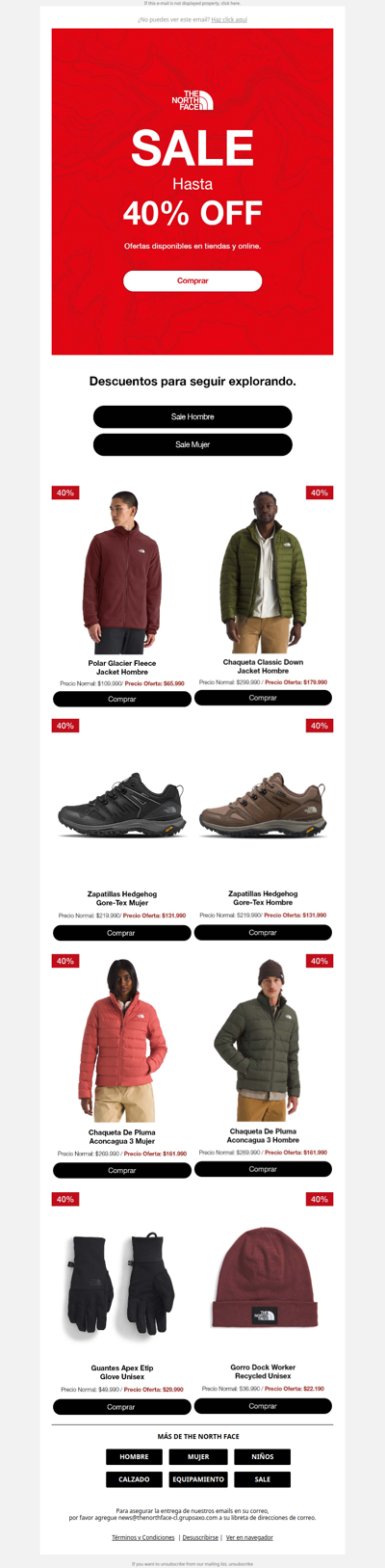 Winter Sale: hasta 40% OFF