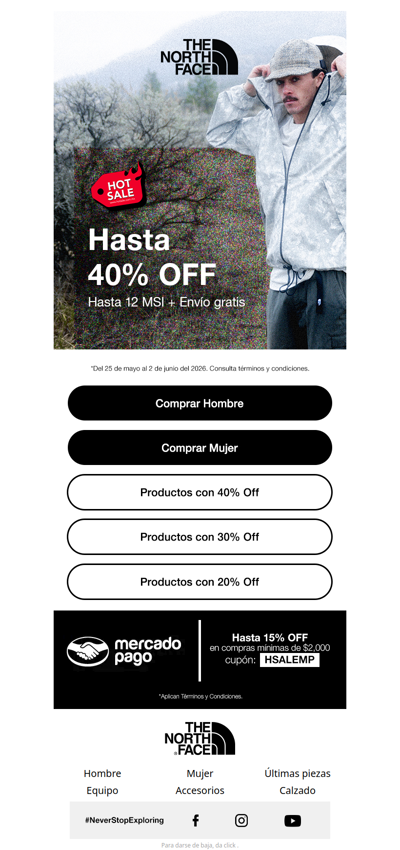 Llegó Hot Sale… hasta 40% OFF 🏃