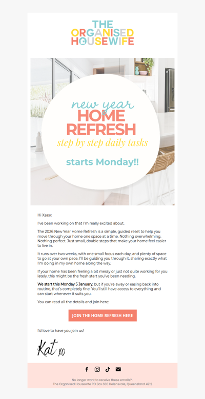 The New Year Home Refresh is here