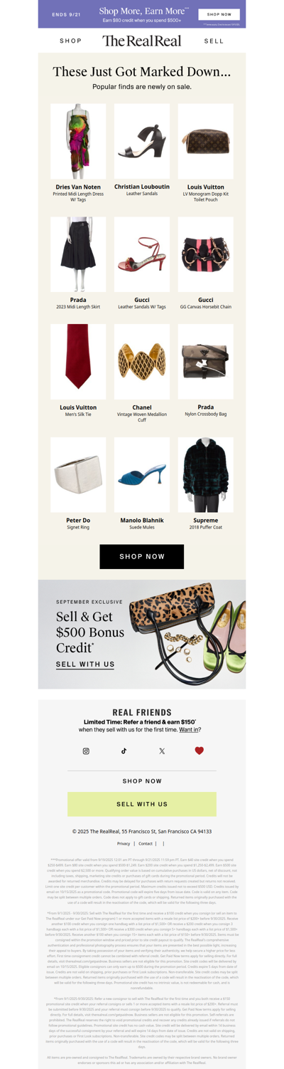 New sale items just added