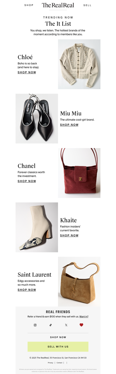 You shop. We listen.