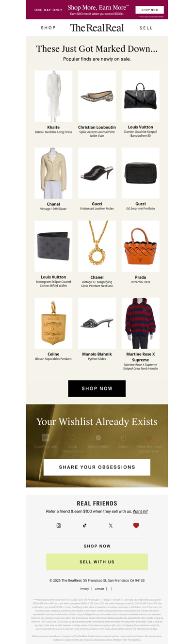 New sale items just added