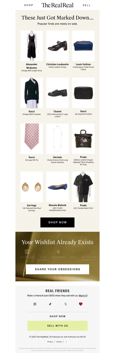 New sale items just added