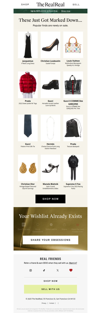 Don't miss these designer markdowns