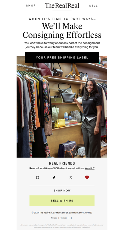 Consigning doesn’t need to be time-consuming.