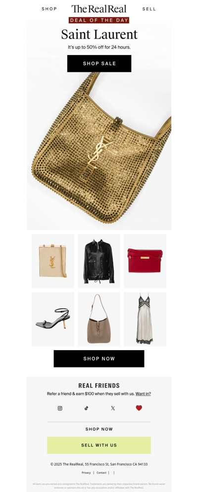 Brand of the day: Saint Laurent