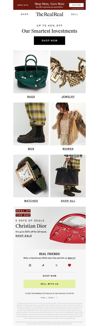 Up to 40% off smart investments