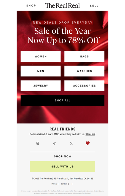 The Sale of the Year is on…