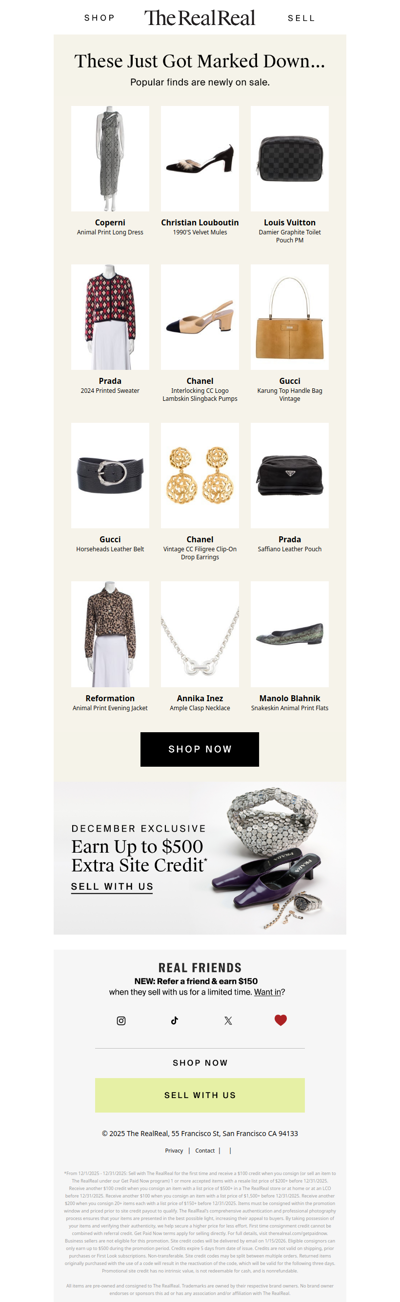 New sale items just added