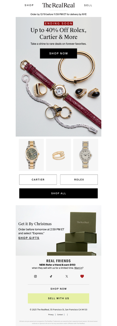 Cartier on sale?!