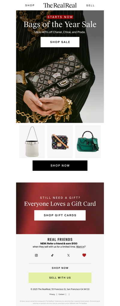 Bags of the Year Sale