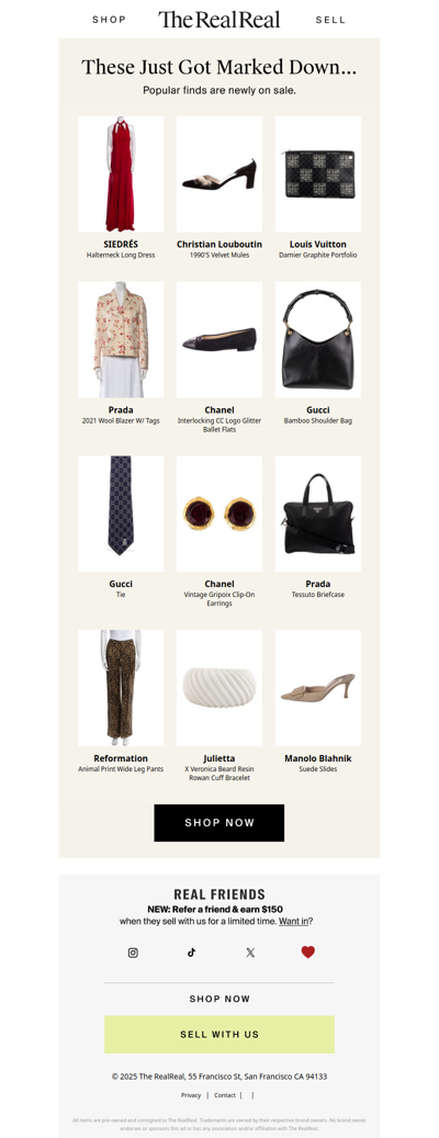 Don't miss these designer markdowns