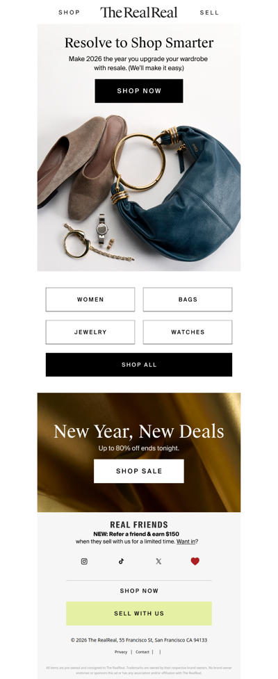 Resolve to shop smarter ✨