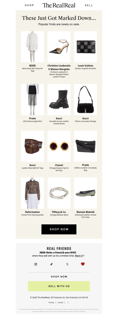 Don't miss these designer markdowns