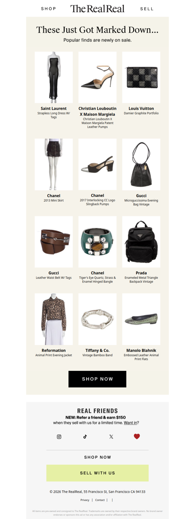 New sale items just added