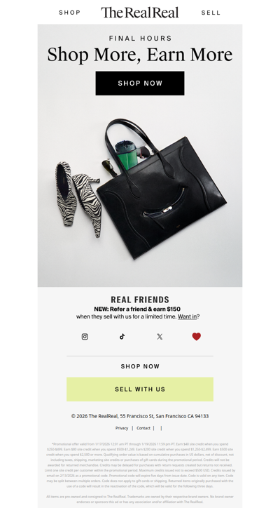 RE: Last day to earn $500 credit…