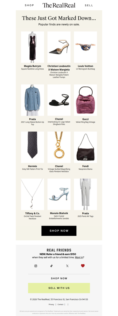 Don't miss these designer markdowns