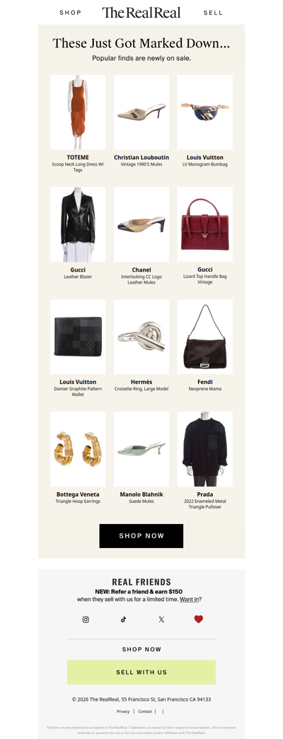 New sale items just added