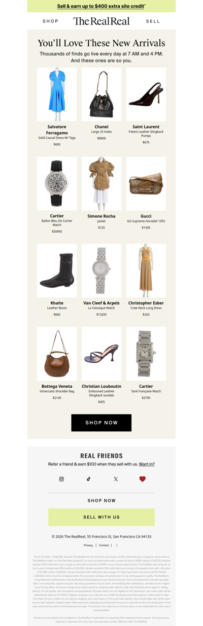 10,000+ New Arrivals Just Added